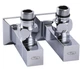 Кран SOLOMON угловой с американкой LUX 8888 1/2" CUBE CHROM 2шт - изображение 2