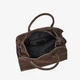 Сумка женская кожаная саквояж большая Regina Notte Travel bag 3787 Шоколад - изображение 4