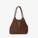 Сумка жіноча шкіряна тоут середня Regina Notte Tote 3763 Шоколад - зображення 4