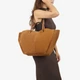 Сумка жіноча шкіряна шоппер велика Regina Notte Shopper 3782 Темно-рудий - зображення 2