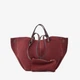 Сумка жіноча шкіряна шоппер велика Regina Notte Shopper 3782 Бордовий - зображення 1