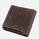 Портмоне кожаное Grande Pelle leather-11223 Коричневый - изображение 2