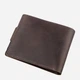 Портмоне кожаное Grande Pelle leather-11230 Коричневый - изображение 2