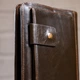 Кошелек мужской кожаный для карточек Vintage leather-14193 Коричневый - изображение 15
