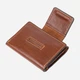 Картхолдер кожаный Grande Pelle leather-11411 Коричневая - изображение 3
