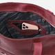 Сумка шопер жіноча шкіряна Shvigel leather-16350 Бордова - изображение 8