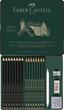 Набор карандашей Faber-Castell Pitt Graphite Matt & Castell 9000 20 шт. (4005401152248) - изображение 2
