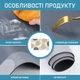 Поглощающий Антискользящий Коврик Aquarius для ванной и кухни 50 х 80 см Серые/Бежевые Цветы - изображение 5