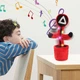 Игрушка танцующий кактус Dancing SQUID 120 песен игра в кальмара 8048 красный - изображение 4