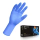 Защитные нитриловые перчатки Mercator Gogrip Long XL синие 25 пар - изображение 1