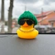 Декор в авто качка в шапочці зеленій - зображення 4