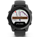 Смарт-годинник Garmin Fenix E 47mm Slate grey steel with Black silicone band (010-03025-01) - зображення 3