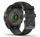 Смарт-часы Garmin Fenix 8 47 mm AMOLED Sapphire, Carbon grey DLC titanium with Black/pebble grey silicone band (010-02904-21) - изображение 5