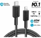 Кабель Anker 322 USB-C to Lightning - 1.8m Nylon Black (A81B6G11) - зображення 2