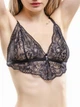 Бюстгальтер женский кружевной мягкая чашка Felisiya Lingerie Черный 2001-170/сер Оne size - изображение 6