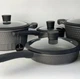 Набор кухонной посуды с мраморным антипригарным покрытием Edenberg EB-9186 (10 предметов) - изображение 1