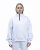 Свитшот женский оверсайз на молнии White XXXS - изображение 1