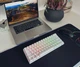 Механическая беспроводная клавиатура Royal Kludge RK61 60% с переключателями hotswap, Type-C, RGB подсветка, 61 клавиша, Синие светчие (раскладка UA - US, QWERTY) белый - изображение 14