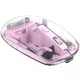 Миша Wireless XO M12 transparent Bluetooth+2.4G USB для пк/ноутбука MAC OS Windows Фіолетовий - изображение 1