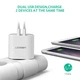 Мережевий зарядний пристрій UGREEN CD104 2xUSB-A 17W 3.4A White (20384) - зображення 3