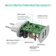 Мережевий зарядний пристрій UGREEN CD104 2xUSB-A 17W 3.4A White (20384) - зображення 4