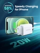 Мережевий зарядний пристрій UGREEN CD137 USB-C PD 20W QC4.0 3A White (60450) - зображення 4
