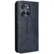 Чехол-книжка Deexe Retro Style для Motorola Edge 50 Neo / Edge 60 Neo - Blue - изображение 6