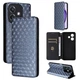 Чехол Deexe Rhombus Book для OPPO A3x / A3 / A40m - Blue - изображение 6