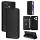 Чохол Deexe Rhombus Book для OPPO A3x / A3 / A40m - Black - зображення 6