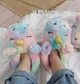 Домашние Тапочки Игрушки Кигуруми Kigurumi Единороги Мягкие Теплые Для Девочки Розовые 34-39 (Д753120) - изображение 1