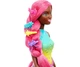 Лялька Барбі Дрімтопія Єдиноріг з волоссям кольору фуксії Unicorn Magenta Fantasy Hair (HRR01) - зображення 3