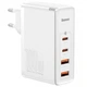 Зарядное устройство BASEUS 100W Quick GaN2 Pro QC4.0+PD3.0 2USB+2Type-C 5A с кабелем Type-C to Type-C 100W 20V/5A 1 м White 047k - изображение 1