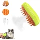 Массажная щетка с USB для вычесывания шерсти у животных UKC Pet Brush расческа с паром для собак и кошек (055k) - изображение 1