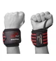Кистьові бинти PowerPlay 3081 Gym WristT Wraps Чорно-Червоні - изображение 1