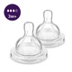 Силиконовая соска средний поток 3m+ Philips Avent Anti-colic 2 шт (8710103996774) - изображение 2