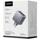 Зарядное устройство Ugreen X763 Nexode Pro 4xUSB 160W GaN 3xType-C+USB-A 5A Grey (25877) - изображение 3