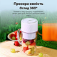 Портативный беспроводной смузи-блендер на аккумуляторе Weizer HealthyGlass - изображение 2