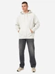 Худи мужское H&M 1099572 XL Светло-серое (KAY2000001524008) - изображение 3