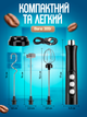 Капучинатор вспенитель молока ручной аккумуляторный от USB погружной портативный миксер пеносбиватель вспениватель венчик для молочной пенки капучинаторы пеносбиватели с 3 насадками white - изображение 8