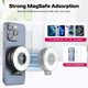 Магнитная подсветка для селфи Ulanzi LM19 совместимая с Magsafe, кольцевая, светодиодная, с липким кольцом, для iPhone Black (L049GBB1) - изображение 3