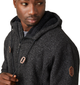 Куртка-шерпа демісезонна Free Country Hooded Sherpa Lined Sweater Fleece Jacket Color: Black Heather M - изображение 4