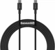 Кабель на 1м. Type-C to Type-C Superior Series 100W 5А Black, Baseus для зарядки та передачі даних (CATYS-B01) - зображення 1