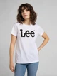 Футболка хлопковая женская Lee 112109470 L Белая (5400919939104) - изображение 1