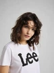 Футболка хлопковая женская Lee 112109470 L Белая (5400919939104) - изображение 5