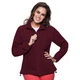 Флисовая кофта JHK POLAR FLEECE LADY, женский батник, без капюшона, бордовый, размер XL - изображение 1