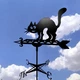 Флюгер на крышу Кот на крыше дома, ветряк на дом - изображение 1