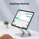 Настільна підставка для планшету ноутбука UGREEN LP339 Mac book iPad Pro iPhone Xiaomi Silver (90396) - зображення 5