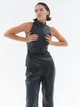 Топ из искусственной кожи женский LiLove 294 L Черный (ROZ6501099840) - изображение 3