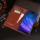 Чехол Idewei для Xiaomi Mi 8 Lite книжка кожа PU коричневый - изображение 1