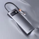 Хаб - док-станція Baseus WKWG030013 Metal Gleam Series 6-in-1 Type-C HUB Docking Station - зображення 4